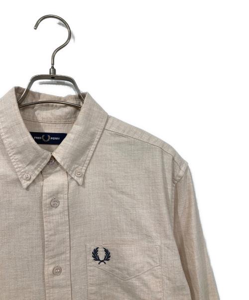 FRED PERRY（フレッドペリー）FRED PERRY (フレッドペリー) OXFORD SHIRT ベージュ サイズ:Sの古着・服飾アイテム