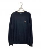 FRED PERRYフレッドペリー）の古着「PIQUE STITCH JUMPER」｜ブラック