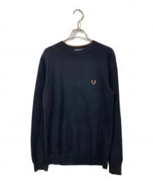 FRED PERRY（フレッドペリー）の古着「PIQUE STITCH JUMPER」｜ブラック