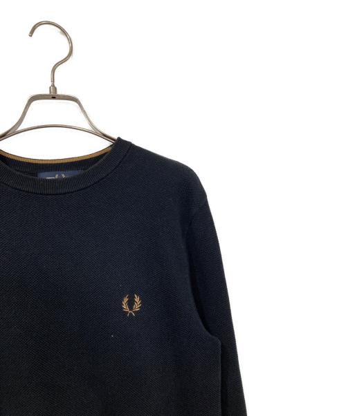 FRED PERRY（フレッドペリー）FRED PERRY (フレッドペリー) PIQUE STITCH JUMPER ブラック サイズ:Sの古着・服飾アイテム