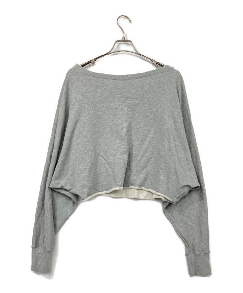 Curensology（カレンソロジー）Curensology (カレンソロジー) 短丈スウェット グレー サイズ:Fの古着・服飾アイテム
