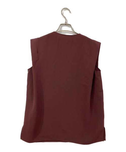 SOEJU（ソージュ）SOEJU (ソージュ) ノースリーブブラウス ブラウン サイズ:Mの古着・服飾アイテム