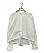 heliopoleエリオポール）の古着「DRAWSTRING SHIRT/ドローストリングシャツ」｜ホワイト