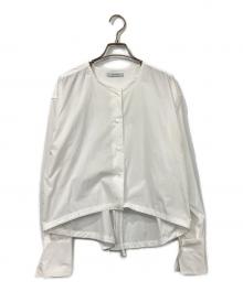 heliopole（エリオポール）の古着「DRAWSTRING SHIRT/ドローストリングシャツ」｜ホワイト