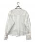 heliopole (エリオポール) DRAWSTRING SHIRT/ドローストリングシャツ ホワイト サイズ:38：5000円