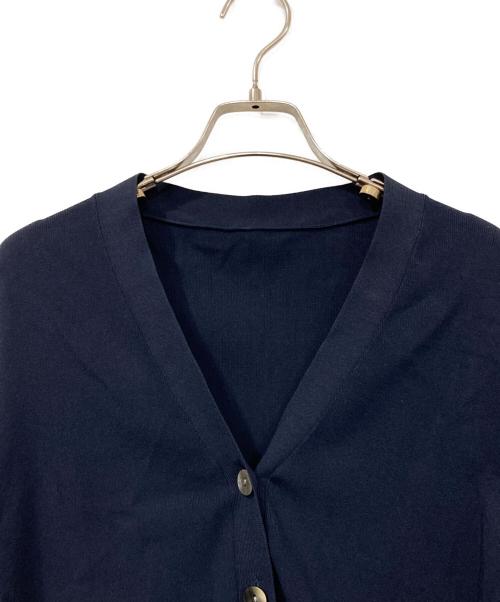 SOEJU（ソージュ）SOEJU (ソージュ) Vネックショートニットカーディガン ネイビー サイズ:Fの古着・服飾アイテム