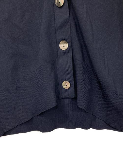 SOEJU（ソージュ）SOEJU (ソージュ) Vネックショートニットカーディガン ネイビー サイズ:Fの古着・服飾アイテム
