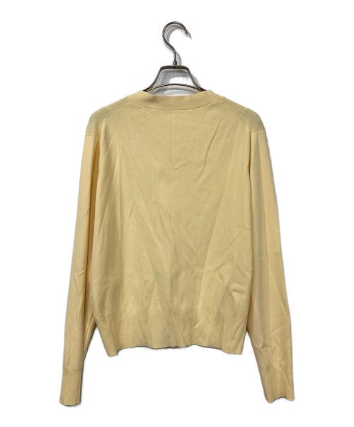 SOEJU（ソージュ）SOEJU (ソージュ) Vネックショートニットカーディガン イエロー サイズ:Fの古着・服飾アイテム