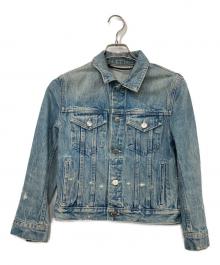 HELMUT LANG（ヘルムートラング）の古着「ダメージ加工デニムジャケット」｜インディゴ