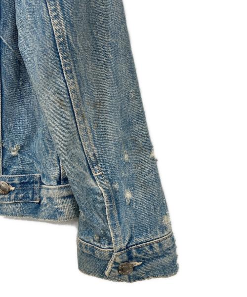 HELMUT LANG（ヘルムートラング）HELMUT LANG (ヘルムートラング) ダメージ加工デニムジャケット インディゴ サイズ:Sの古着・服飾アイテム