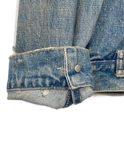 HELMUT LANG（ヘルムートラング）HELMUT LANG (ヘルムートラング) ダメージ加工デニムジャケット インディゴ サイズ:Sの古着・服飾アイテム