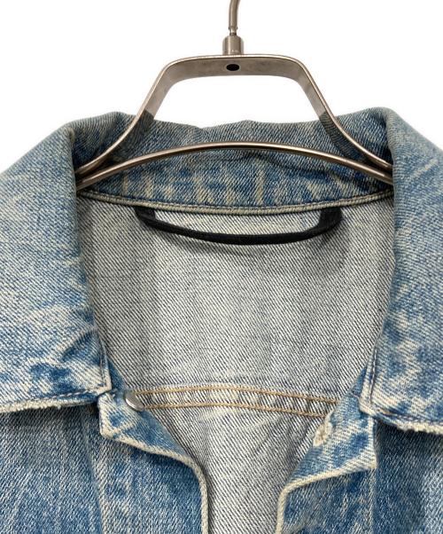 HELMUT LANG（ヘルムートラング）HELMUT LANG (ヘルムートラング) ダメージ加工デニムジャケット インディゴ サイズ:Sの古着・服飾アイテム