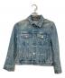 HELMUT LANG（ヘルムートラング）の古着「ダメージ加工デニムジャケット」｜インディゴ