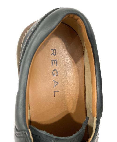 REGAL（リーガル）REGAL (リーガル) デッキシューズ ブラック サイズ:25.5の古着・服飾アイテム