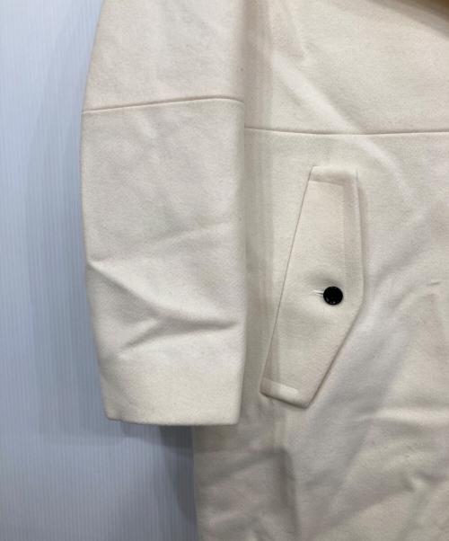 L'AUBE BLANC（ローブ ブラン）l'aube blanc (ローブ ブラン) ウールベルテッドコート アイボリー サイズ:FREEの古着・服飾アイテム