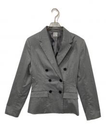 L'AUBE BLANC（ローブ ブラン）の古着「Waist Shape Tailored Jacket」｜グレー