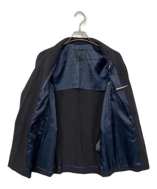 Spick and Span（スピック＆スパン）Spick and Span (スピック＆スパン) プレーンウィーブダブルブレストジャケット ブラック サイズ:34の古着・服飾アイテム