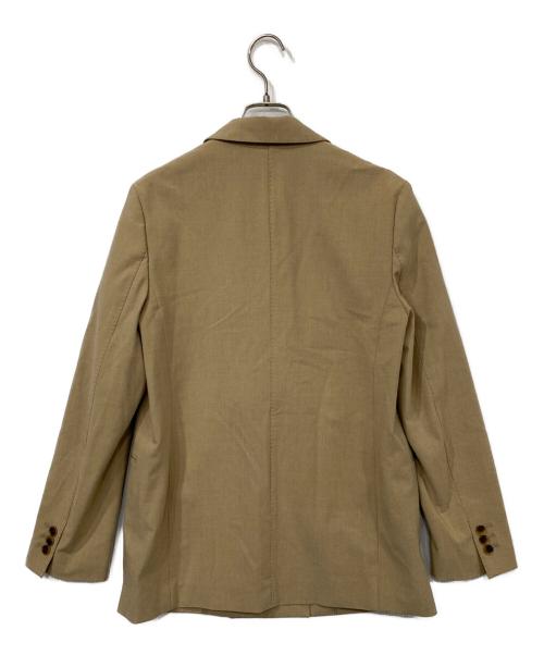 Spick and Span（スピック＆スパン）Spick and Span (スピック＆スパン) プレーンウィーブダブルブレストジャケット ベージュ サイズ:36の古着・服飾アイテム
