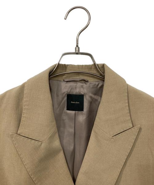 Spick and Span（スピック＆スパン）Spick and Span (スピック＆スパン) プレーンウィーブダブルブレストジャケット ベージュ サイズ:36の古着・服飾アイテム