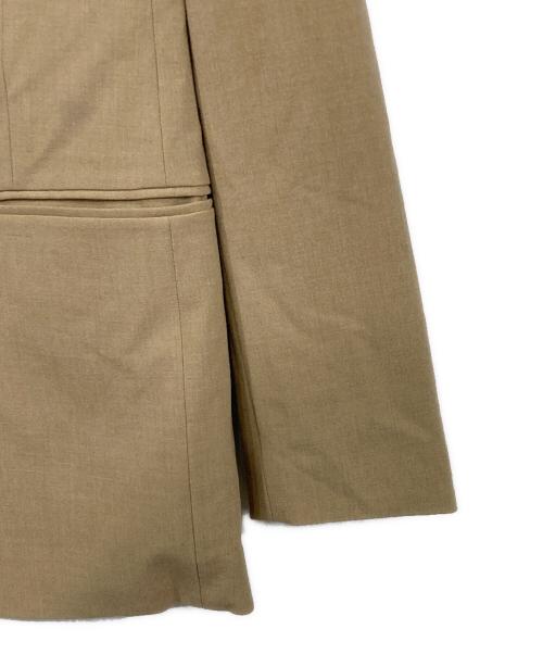 Spick and Span（スピック＆スパン）Spick and Span (スピック＆スパン) プレーンウィーブダブルブレストジャケット ベージュ サイズ:36の古着・服飾アイテム