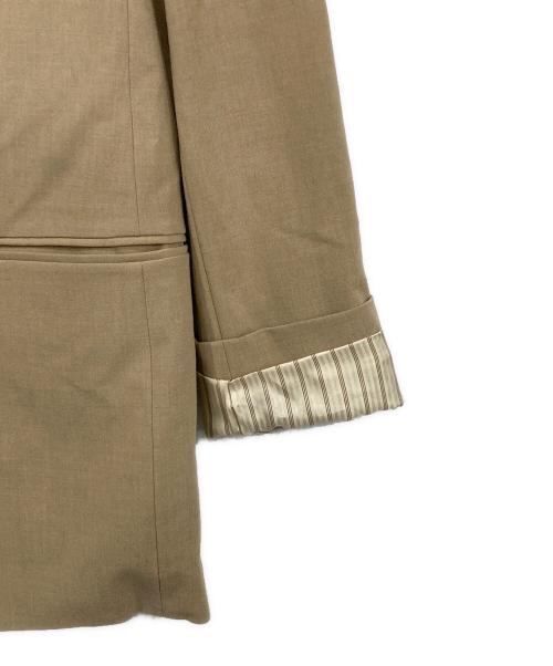 Spick and Span（スピック＆スパン）Spick and Span (スピック＆スパン) プレーンウィーブダブルブレストジャケット ベージュ サイズ:36の古着・服飾アイテム