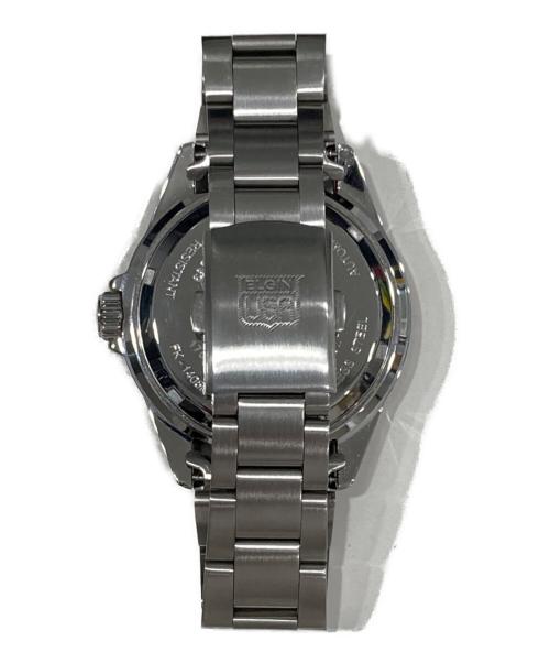 ELGIN（エルジン）ELGIN (エルジン) 自動巻き腕時計 ブルー×シルバーの古着・服飾アイテム