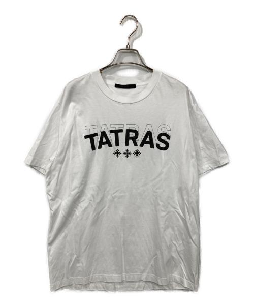 TATRAS（タトラス）TATRAS (タトラス) ANICETO ロゴTシャツ ホワイト サイズ:02の古着・服飾アイテム