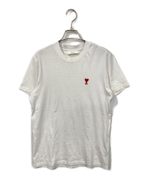 AMI Alexandre Mattiussi（アミアレクサンドルマテュッシ）AMI Alexandre Mattiussi (アミアレクサンドルマテュッシ) ロゴTシャツ ホワイト サイズ:XSの古着・服飾アイテム