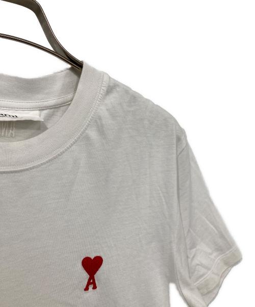 AMI Alexandre Mattiussi（アミアレクサンドルマテュッシ）AMI Alexandre Mattiussi (アミアレクサンドルマテュッシ) ロゴTシャツ ホワイト サイズ:XSの古着・服飾アイテム