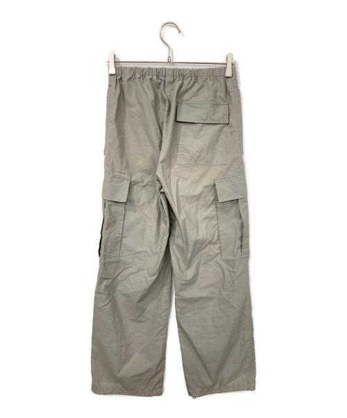 GALERIE VIE（ギャルリーヴィー）GALERIE VIE (ギャルリーヴィー) シルクブレンドオックス カーゴパンツ グレー サイズ:32の古着・服飾アイテム
