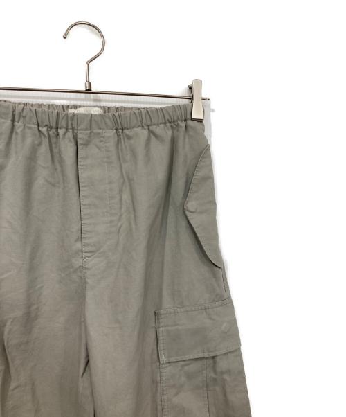 GALERIE VIE（ギャルリーヴィー）GALERIE VIE (ギャルリーヴィー) シルクブレンドオックス カーゴパンツ グレー サイズ:32の古着・服飾アイテム