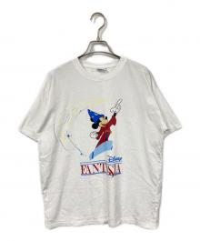 DISNEY×JOURNAL STANDARD（ディズニー×ジャーナルスタンダード）の古着「ミッキー マウス 別注 ファンタジア  プリント T」｜ホワイト