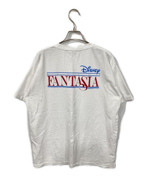 DISNEY（ディズニー）DISNEY (ディズニー) JOURNAL STANDARD (ジャーナルスタンダード) ミッキー マウス 別注 ファンタジア  プリント T ホワイト サイズ:Sの古着・服飾アイテム