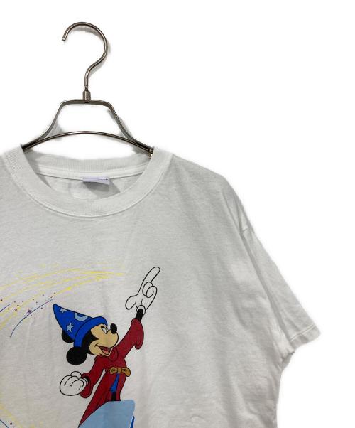 DISNEY（ディズニー）DISNEY (ディズニー) JOURNAL STANDARD (ジャーナルスタンダード) ミッキー マウス 別注 ファンタジア  プリント T ホワイト サイズ:Sの古着・服飾アイテム