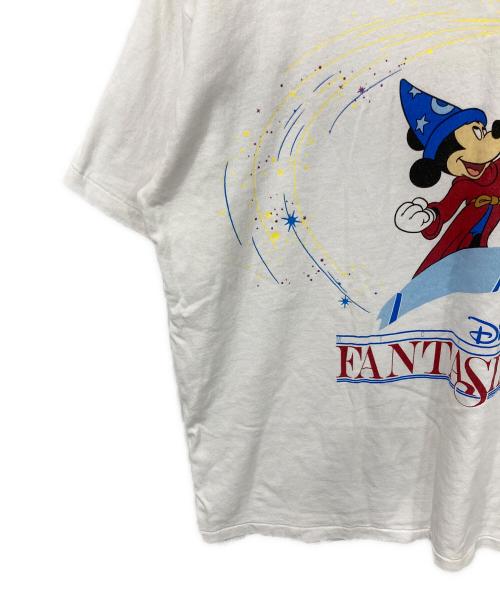 DISNEY（ディズニー）DISNEY (ディズニー) JOURNAL STANDARD (ジャーナルスタンダード) ミッキー マウス 別注 ファンタジア  プリント T ホワイト サイズ:Sの古着・服飾アイテム