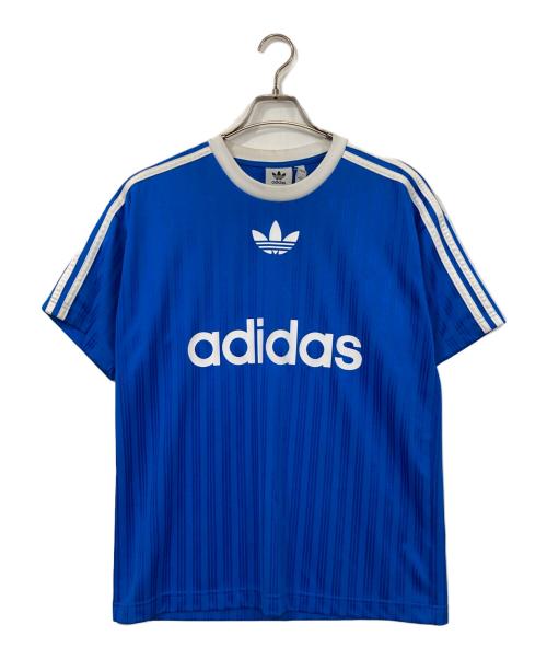 adidas（アディダス）adidas (アディダス) ゲームシャツ ブルー サイズ:Sの古着・服飾アイテム