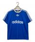 adidas（アディダス）の古着「ゲームシャツ」｜ブルー