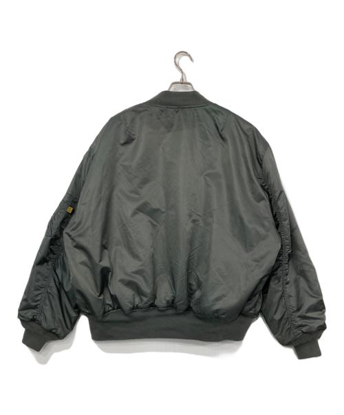 KNOX ARMORY（アルファ ノックス アーモリー）KNOX ARMORY (アルファ ノックス アーモリー) MA-1ジャケット グレー サイズ:XLの古着・服飾アイテム