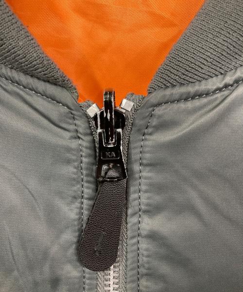 KNOX ARMORY（アルファ ノックス アーモリー）KNOX ARMORY (アルファ ノックス アーモリー) MA-1ジャケット グレー サイズ:XLの古着・服飾アイテム