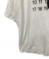 中古・古着 MM6 Maison Margiela (エムエムシックスメゾンマルジェラ) カレンダーロゴプリントTシャツ ホワイト サイズ:12：5000円
