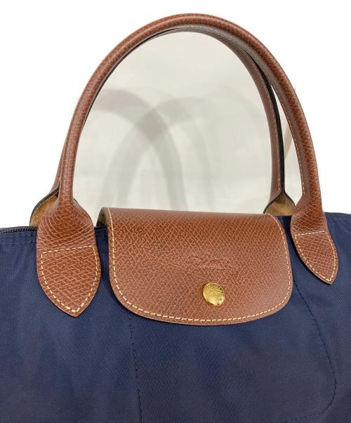 LONGCHAMP（ロンシャン）LONGCHAMP (ロンシャン) プリアージュ オリジナル M トップハンドルバッグ ネイビーの古着・服飾アイテム