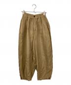 HARVESTハーヴェスト）の古着「Linen Circus Pants」｜ブラウン