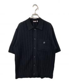 DRESSTERIOR（ドレステリア）の古着「オーガニックコットン キューバニットシャツ」｜ブラック