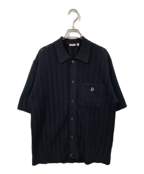 DRESSTERIOR（ドレステリア）DRESSTERIOR (ドレステリア) オーガニックコットン キューバニットシャツ ブラック サイズ:Ｍの古着・服飾アイテム