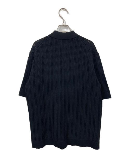 DRESSTERIOR（ドレステリア）DRESSTERIOR (ドレステリア) オーガニックコットン キューバニットシャツ ブラック サイズ:Ｍの古着・服飾アイテム