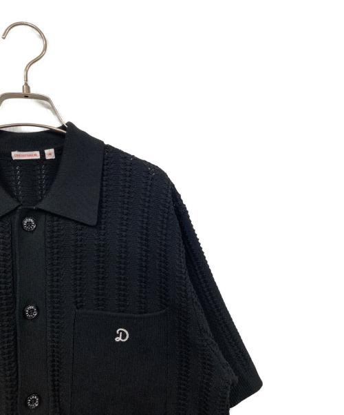 DRESSTERIOR（ドレステリア）DRESSTERIOR (ドレステリア) オーガニックコットン キューバニットシャツ ブラック サイズ:Ｍの古着・服飾アイテム