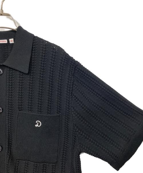 DRESSTERIOR（ドレステリア）DRESSTERIOR (ドレステリア) オーガニックコットン キューバニットシャツ ブラック サイズ:Ｍの古着・服飾アイテム