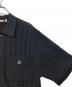 中古・古着 DRESSTERIOR (ドレステリア) オーガニックコットン キューバニットシャツ ブラック サイズ:Ｍ：4000円