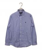 POLO RALPH LAURENポロ・ラルフローレン）の古着「ストライプシャツ」｜ブルー