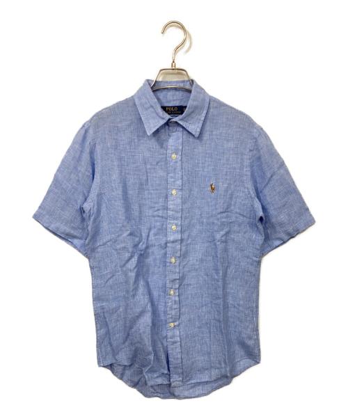 POLO RALPH LAUREN（ポロ・ラルフローレン）POLO RALPH LAUREN (ポロ・ラルフローレン) 半袖シャツ ブルー サイズ:XSの古着・服飾アイテム